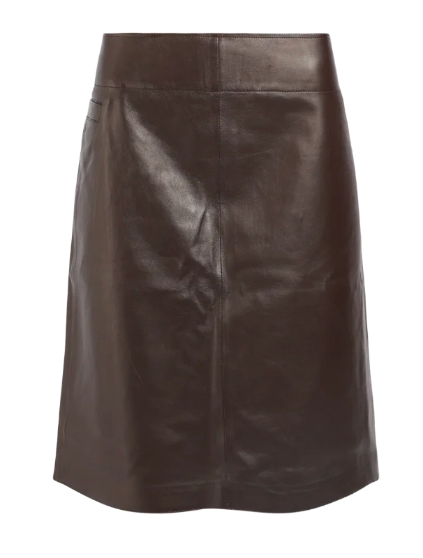 Casual skirts for relaxed weekend lounging -Tumba Leather Skirt