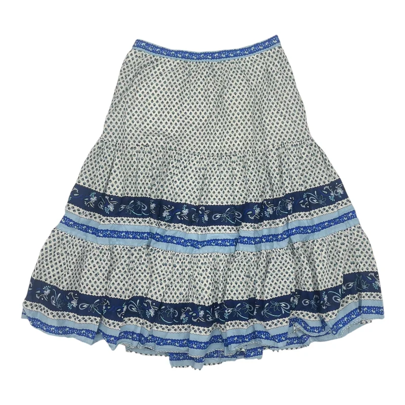 Vintage skirts for retro-inspired fashion vibes -Skirt Maxi By J. Crew In Blue, Size:M