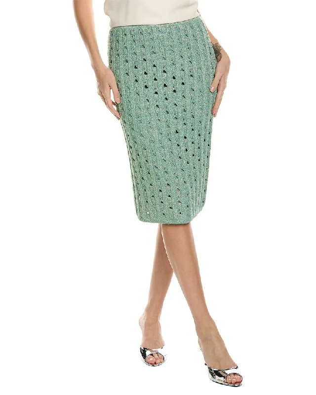 Long Skirts for Garden Parties -St. John Crochet Skirt