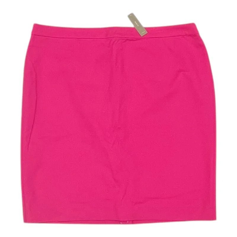 Affordable skirts with basic solid colors -Skirt Mini & Short By J. Crew In Pink, Size:20