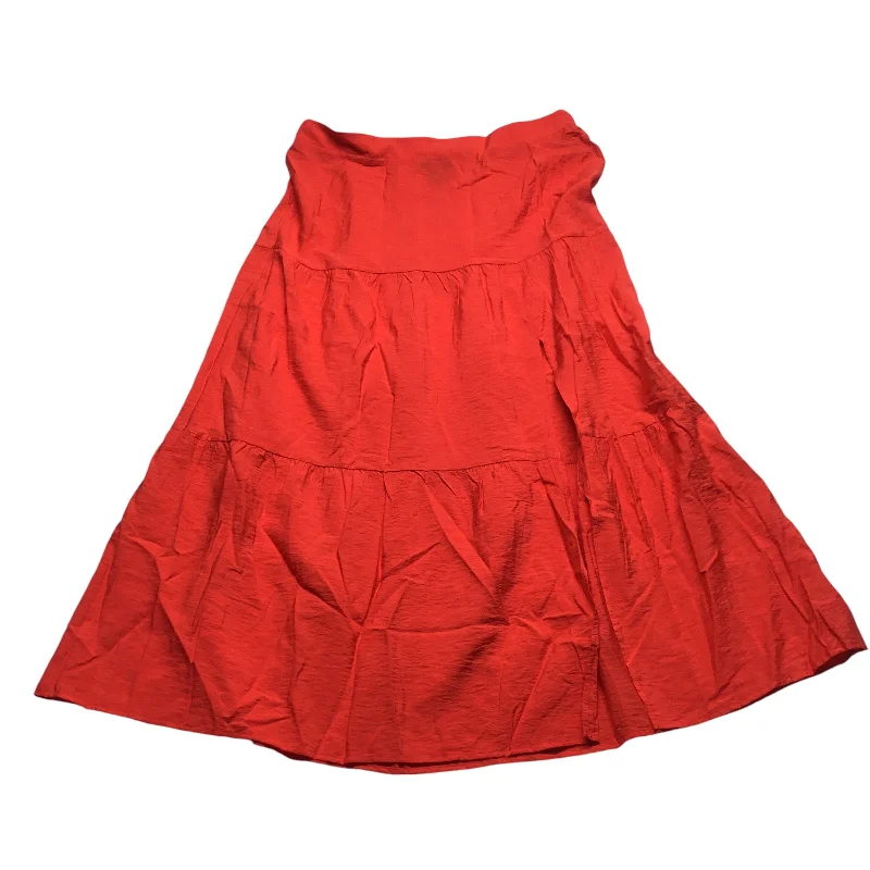 Vintage skirts for retro-inspired fashion vibes -Skirt Maxi By Clothes Mentor In Red, Size: Xl