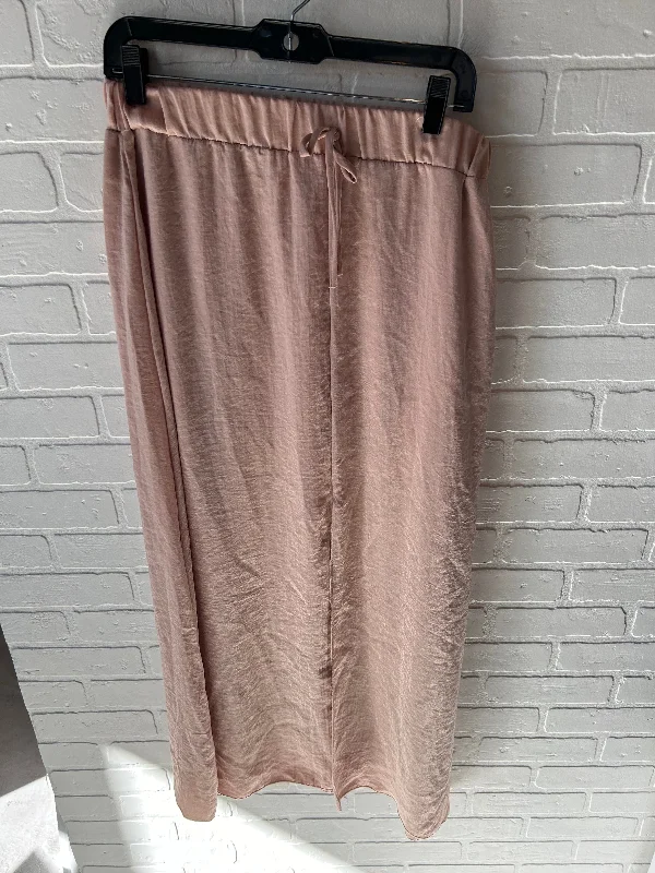 Trendy skirts with asymmetrical hem lines -Skirt Maxi By Lavender Field In Pink, Size: 14