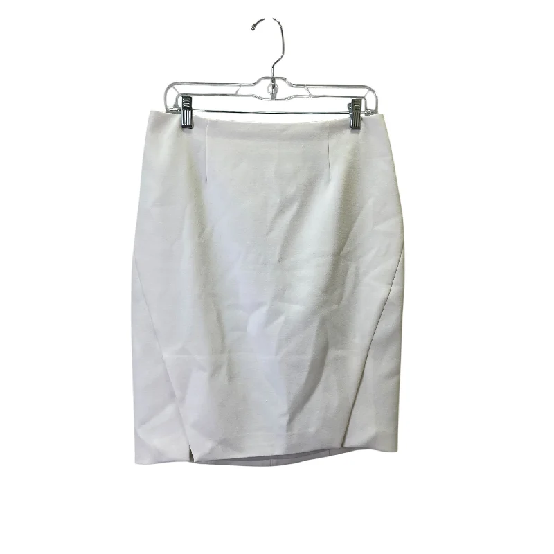 Cute mini skirts for trendy casual outings -Skirt Midi By White House Black Market In Cream, Size:6