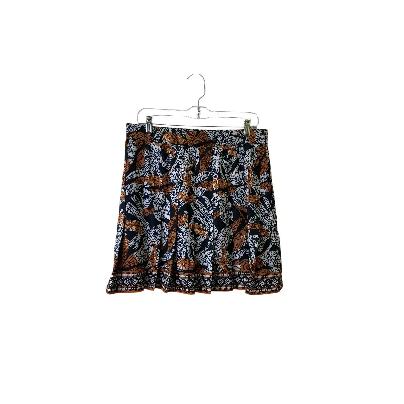 Bold floral skirts for vibrant spring fashion -Skirt Mini & Short By Chicos In Black, Size:6