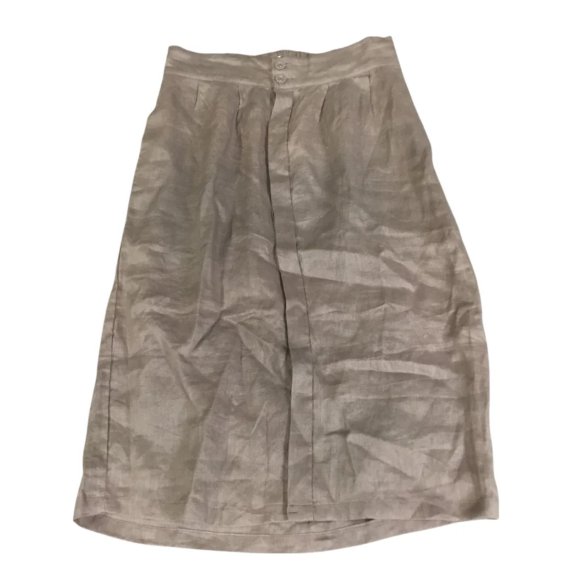 Soft skirts with plush cotton lining -Skirt Midi By Clothes Mentor In Grey, Size: S