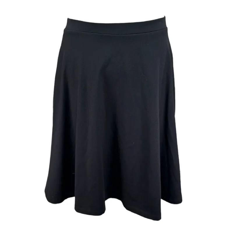 Designer skirts for luxury fashion flair -Skirt Midi By T Tahari In Black, Size: M