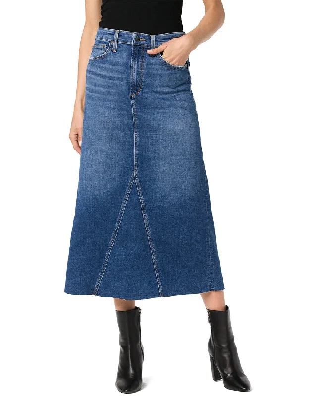 Minimalist Long Skirts for Simplicity -JOE’S Jeans The Denim Maxi Skirt