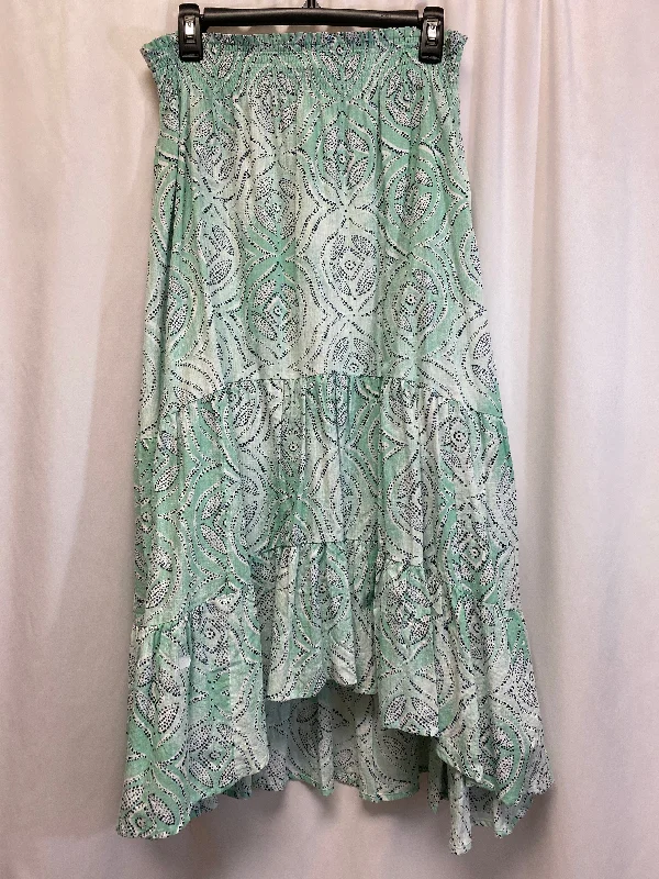 Vintage skirts with 70s-inspired designs -Skirt Maxi By Lc Lauren Conrad In Green, Size: M