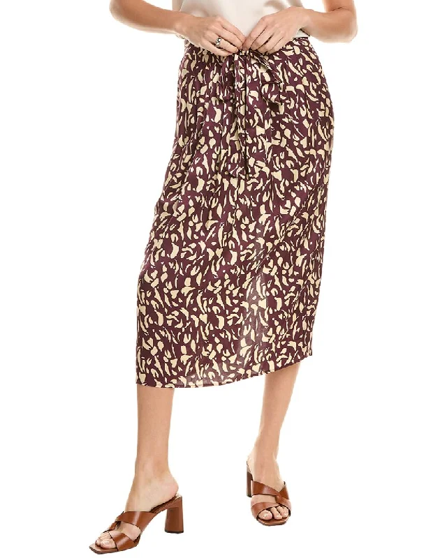 Contemporary Long Skirts for Fashion -Velvet by Graham & Spencer Juno Printed Satin Skirt